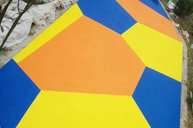 EPDM颗粒塑胶地面